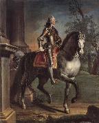 Joseph Highmore Equestrian portrait of King George II oil painting on canvas